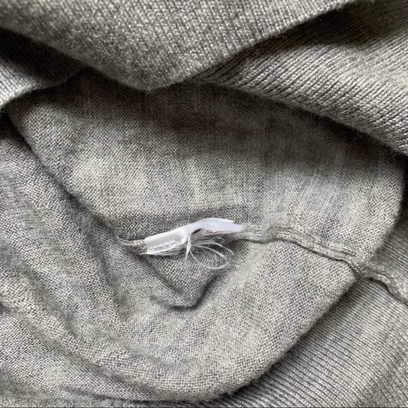 Banana Republic 100% Merino Wool Seamless V Neck Sweater Grey - Picture 6 of 6